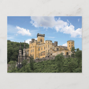 Koblenz, Tysklandare, Stolzenfels Castle, Schloss Vykort