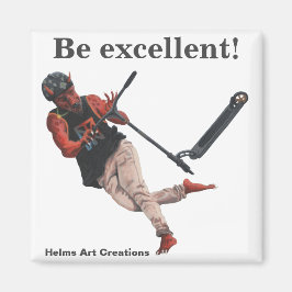 Kobold Kick Scooter Fantasy Art Butnet Magnet