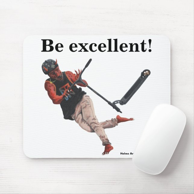 Kobold Kick Scooter testar Fantasy Art Mouse Pad Musmatta (Med mus)