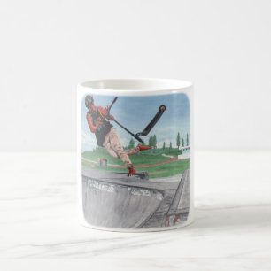 Kobold Kick Scooter Tricks Fantasy Art Coffee Mugg