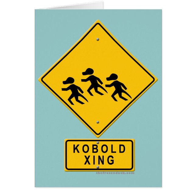 Kobold XING Hälsningskort (Framsidan)
