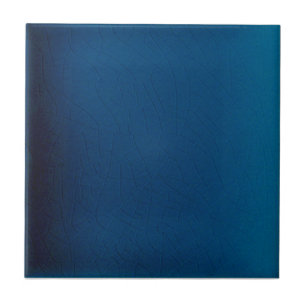 Kobolt Blue Antique Repro Shaded Avslutar Kakelplatta