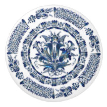 Kobolt Blue Mandala Kökskåp Kabinlåda