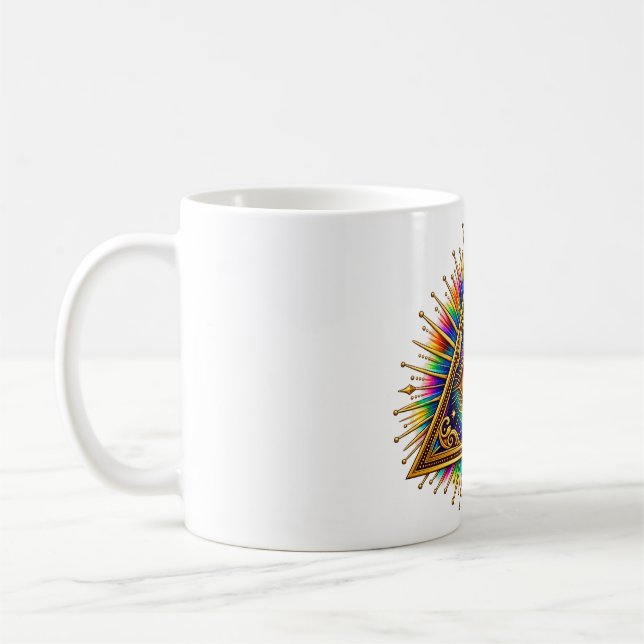Kobolt Sun Eye Kaffe Mugg (Vänster)