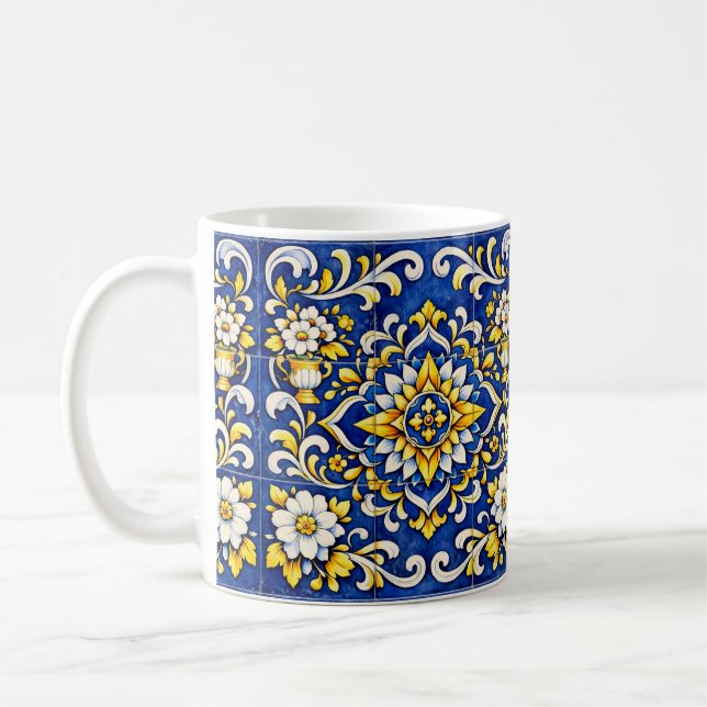 Kobolt Vas Azulejo Mugg (Vänster)