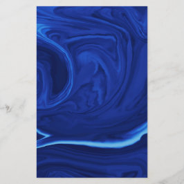 Koboltblå bakgrund Texturerad handgjord Brevpapper