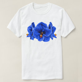 Koboltblå blom-T-shirt T Shirt
