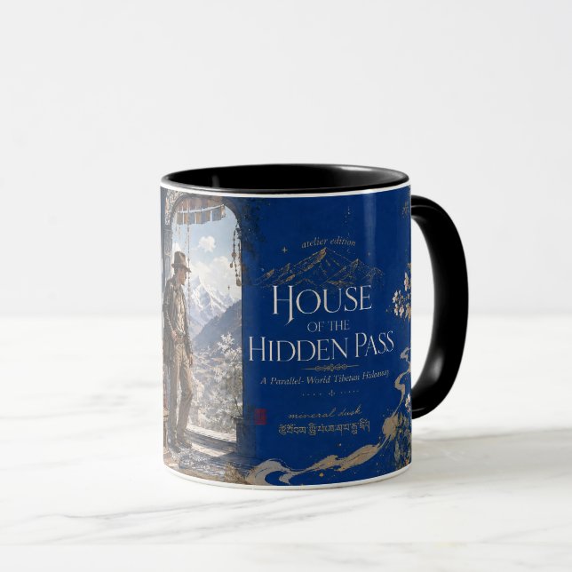 Koboltblå Hidden Pass Adventure Explorer Mugg (Framsida höger)