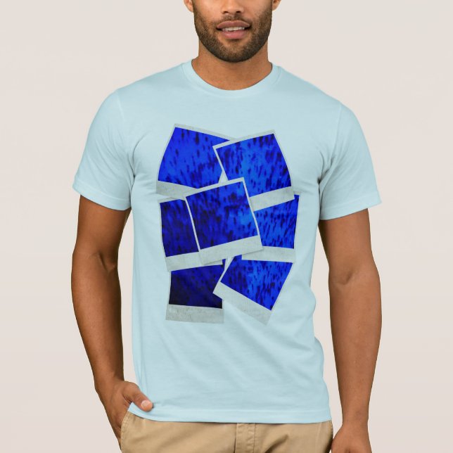 Koboltblå lergods t-shirt (Framsida)