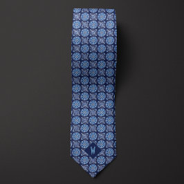 Koboltblå Mandala Monogram Slips