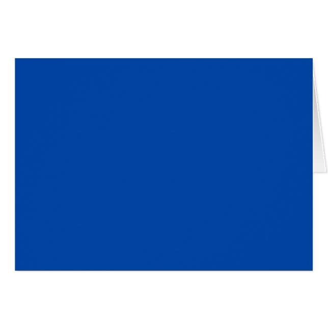 Koboltblått anteckningskort OBS kort (Framsidan Horizontal)