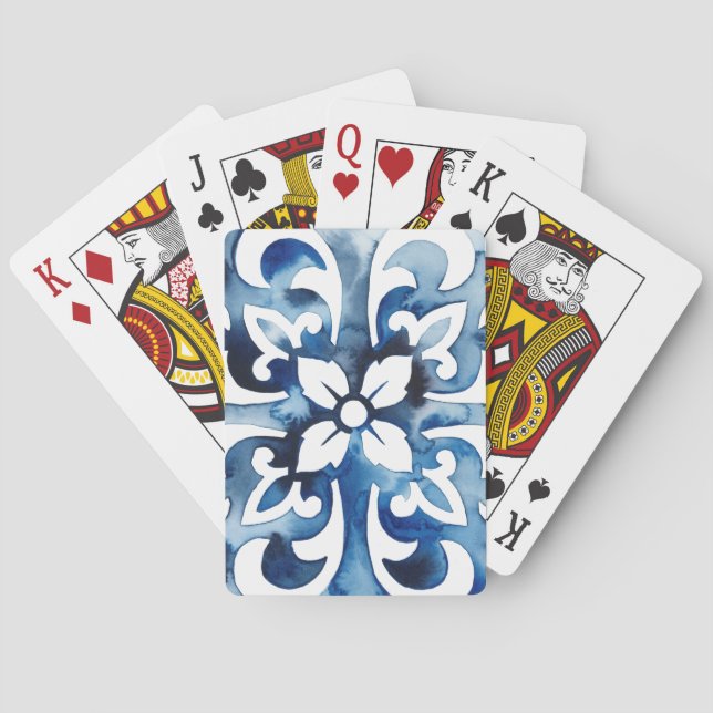 Koboltpanel II Casinokort (Baksidan)