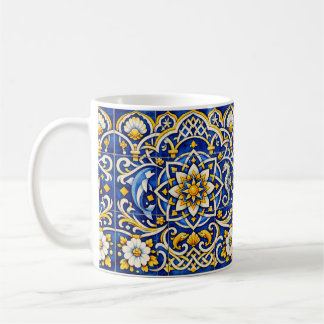Koboltvalv Azulejo-mugg Kaffemugg