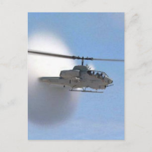 kobra-helikopter vykort