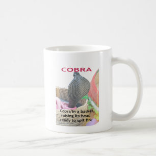 Kobra i Basket Art Print Kaffemugg