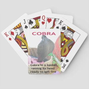 Kobra i Basket Art Print Kortlek