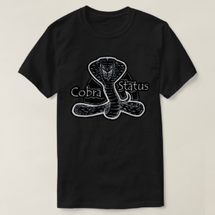 Kobra svärtad ut grafik t shirt