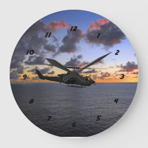 Kobraattackhelikopter Stor Klocka
