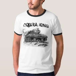 Kobrakung, tankmålning för WWII M4 Sherman T Shirt