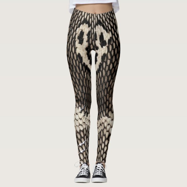 Kobraormen flår utskrivavna kalla leggings (Framsida)