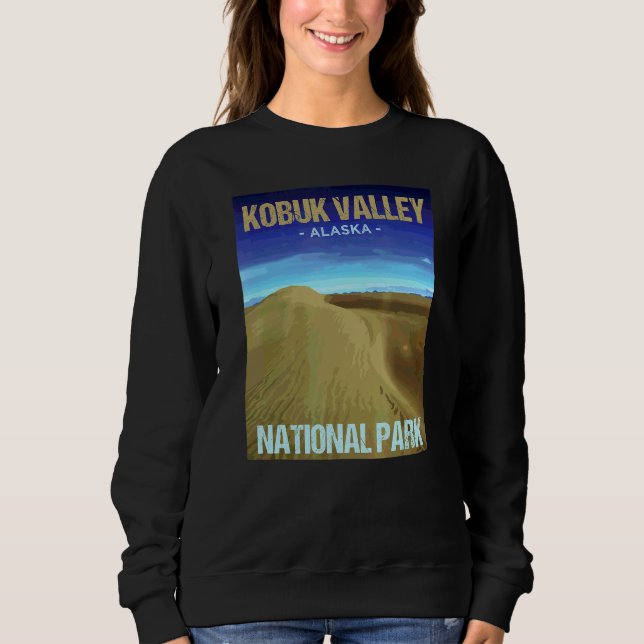 Kobuk Valley National Park Alaska Affischdesign T Shirt (Framsida)