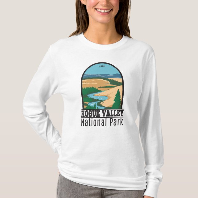 Kobuk Valley nationalpark Alaska Vintage T-Shirt (Framsida)
