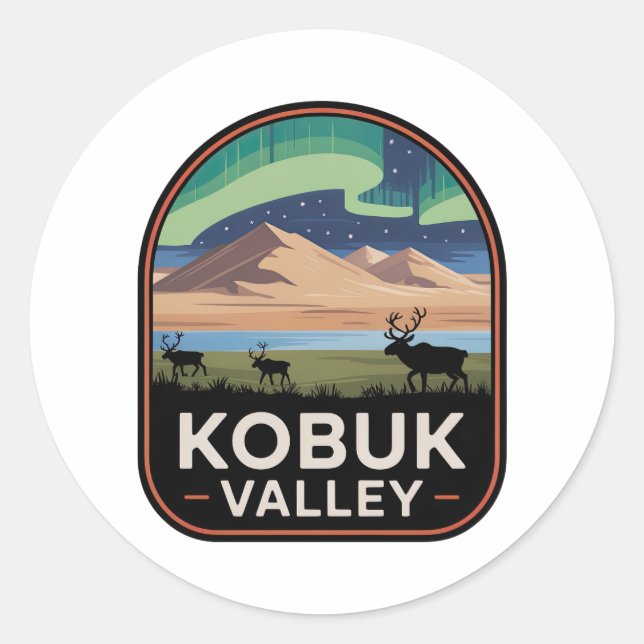 Kobuk Valley Nationalpark Vintage Märke (Framsida)