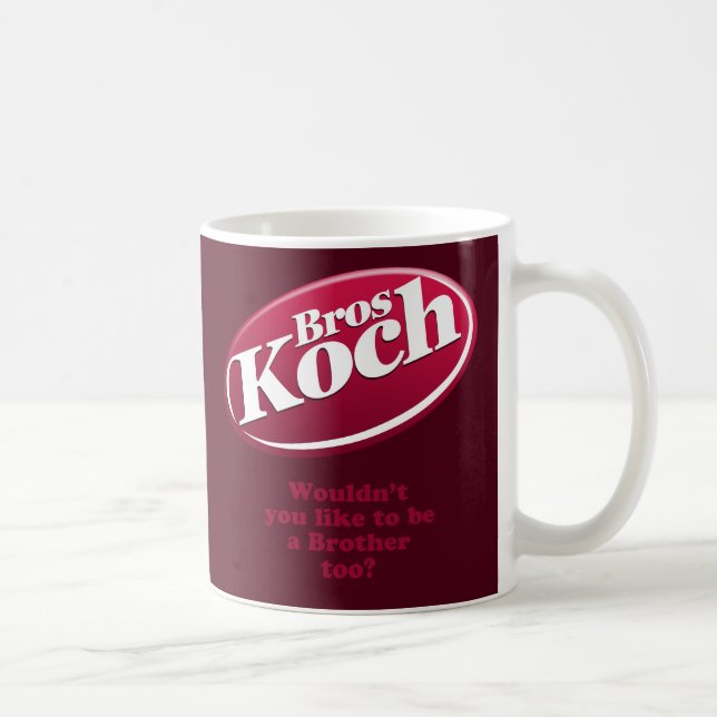 Koch bröder (mörk) kaffemugg (Höger)