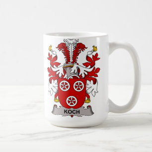 Koch familjvapensköld kaffemugg
