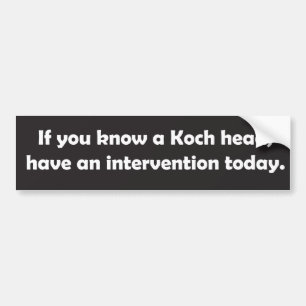 Koch huvud suger bildekal