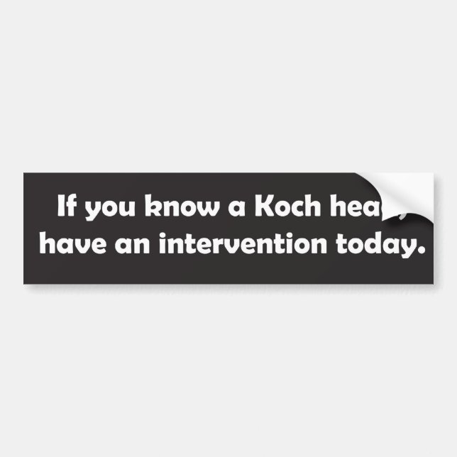 Koch huvud suger bildekal (Framsidan)