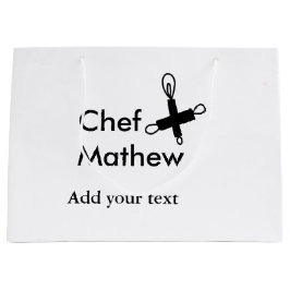 Kochefskok add namn text män kök bageri 