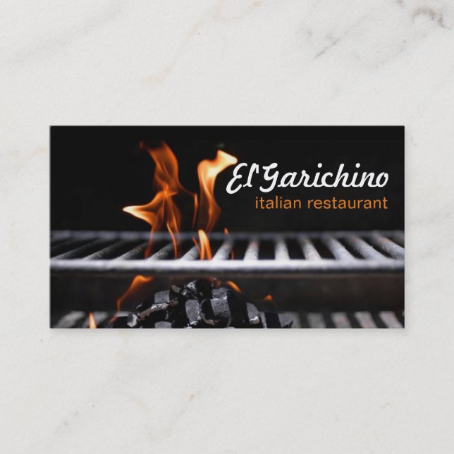 Kock Catering Restaurang Matlagning Klasser Visitkort (Framsida)