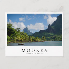 Kock fjärd, Moorea i franska Polynesia Vykort