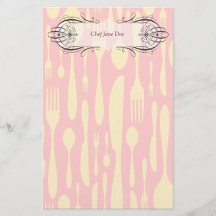Kock & Foodie klotterbrevpapper Brevpapper