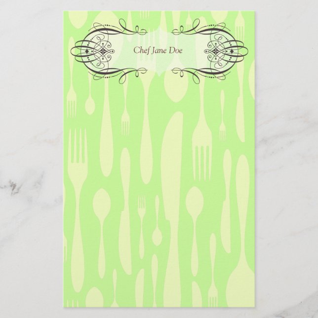 Kock & Foodies klotterbrevpapper Brevpapper (Framsida)