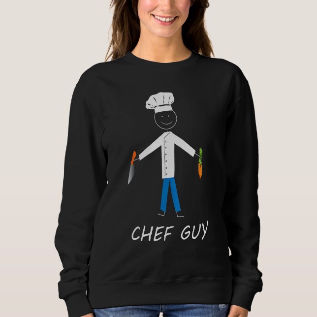 Kock Guy Kökrestaurang Bakning Matlagning Entusi T Shirt (Framsida)