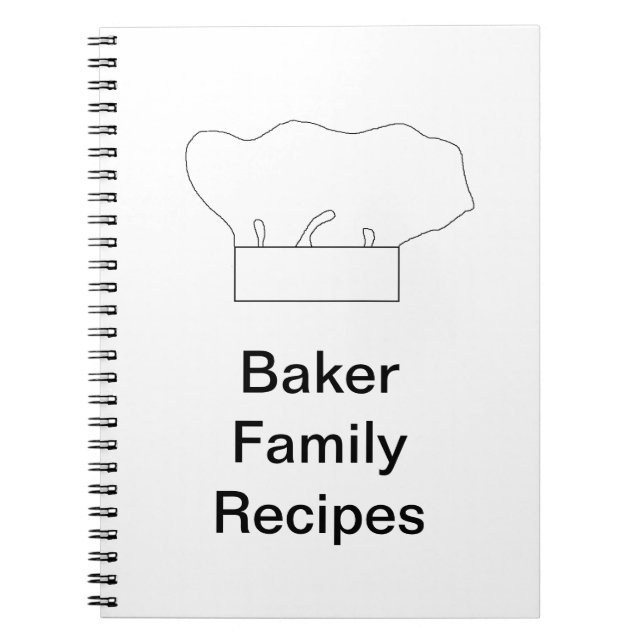 "Kock hatt" anteckningsbok Med Spiral (Framsidan)