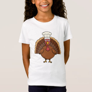 Kock Kalkon Tecknad Film Thanksgiving T Shirt