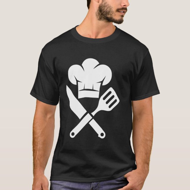 Kock Kulinarisk Matlagning Matlagningskultur Köket T Shirt (Framsida)