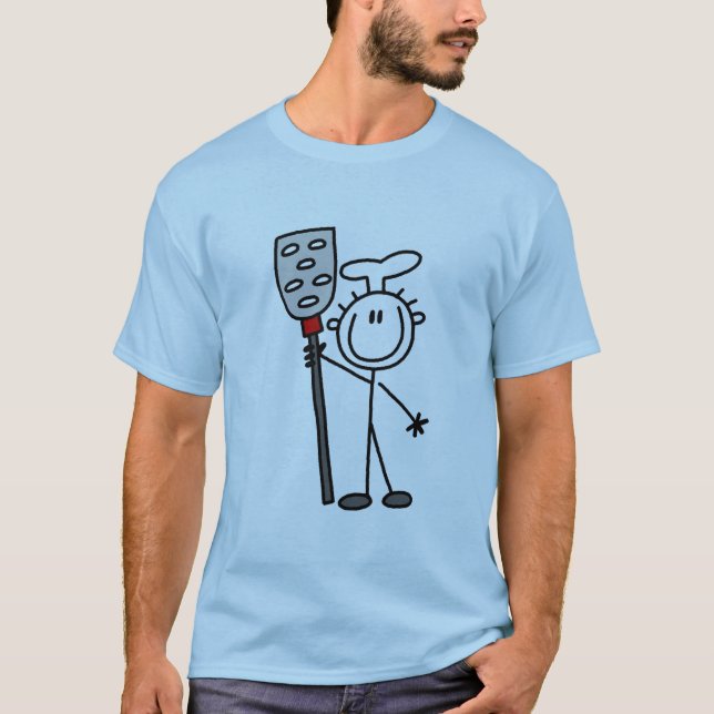 Kock med spatelTshirts och gåvor Tee Shirt (Framsida)