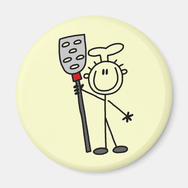 Kock med stekspade magnet (Framsidan)