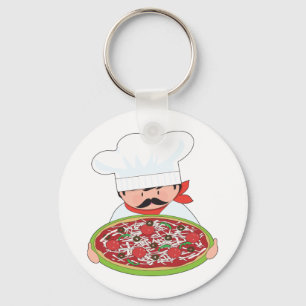 Kock och Pizza Nyckelring