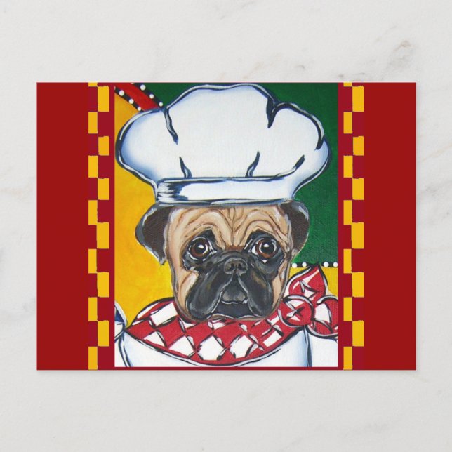 Kock Pug Vykort (Framsida)