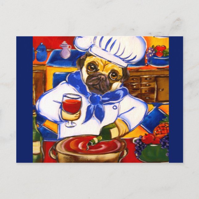 Kock Pug Vykort (Framsida)