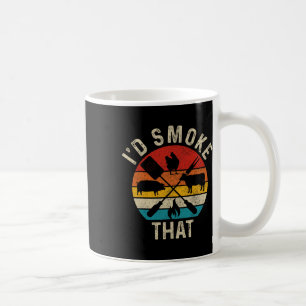 Kock Slaktare Bbq Jag Skulle Röka Det Roliga Fars Kaffemugg