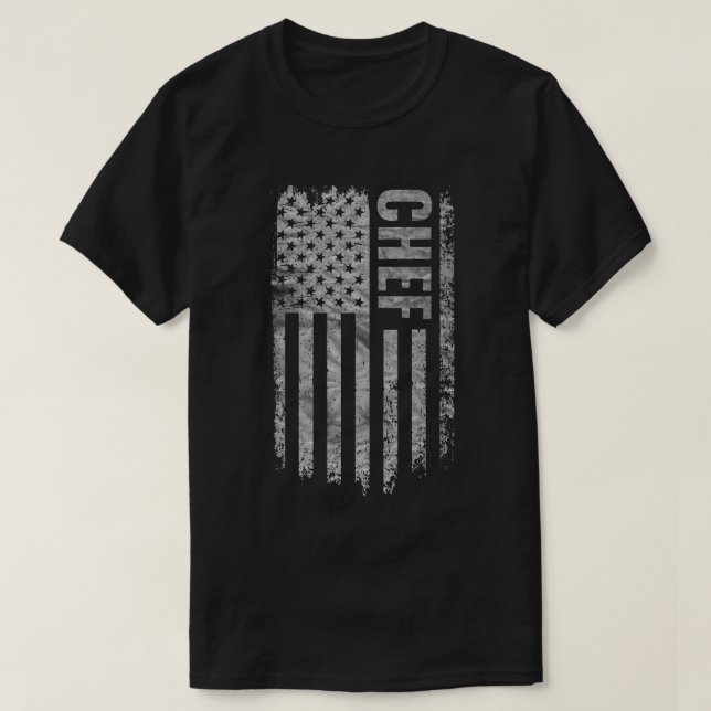 Kock USA Flag Distressed design T Shirt (Design framsida)