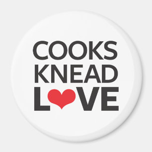 Kockar knådar kärlek magnet