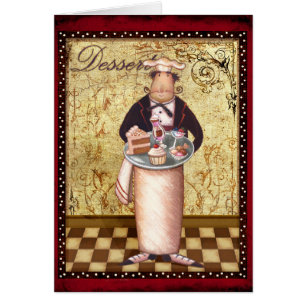 Kockefterrätt Hälsningskort