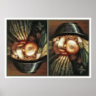 Kocken av Giuseppe Arcimboldo Poster